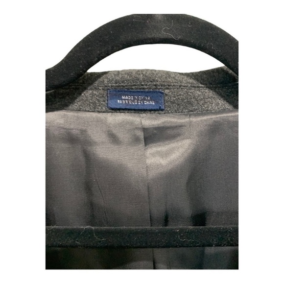 JWN Charcoal Grey Wool Coat Size 46R - Picture 7 of 7